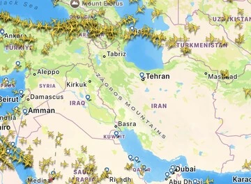 Міжнародні авіакомпанії масово скасовують рейси до Близького Сходу