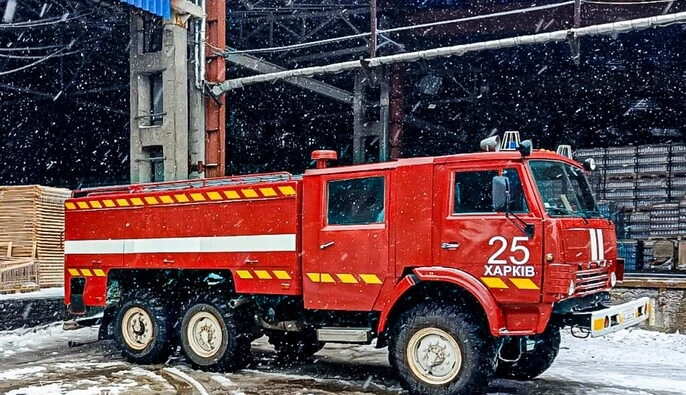 В Харькове из-за падения обломков БПЛА выбиты окна в многоэтажках