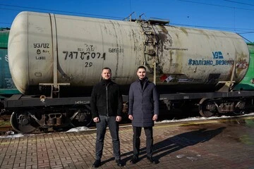 Київщина отримала від Польщі 282 тонни дизельного пального