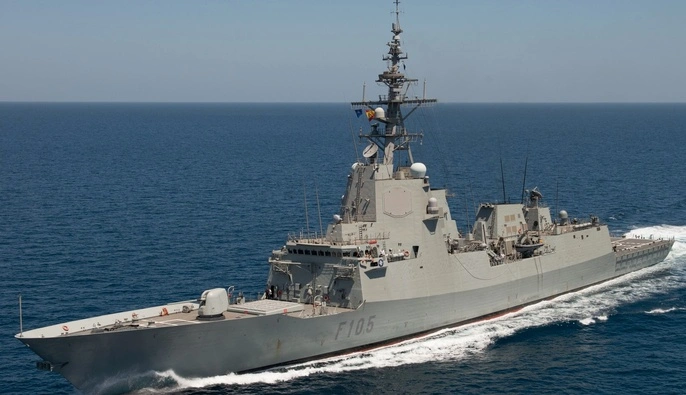 Іспанія долучається до воєнної операції та відправляє фрегат на Близький Схід – у район Кіпру, – Міноборони 