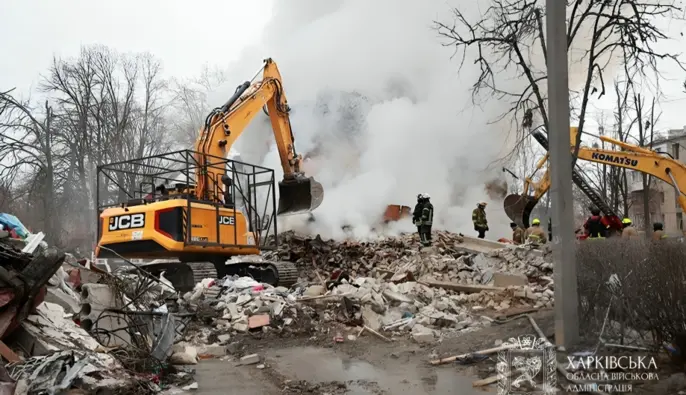 У Харкові завершено розбір завалів після удару у ніч на 7 березня