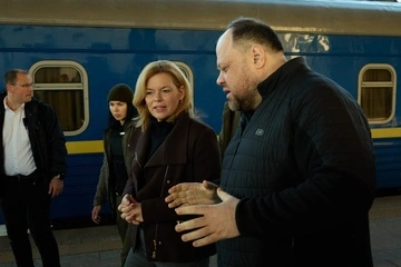 Киев впервые после избрания посетила президент Бундестага Юлия Клекнер