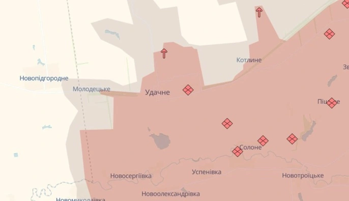 Армия РФ продвинулась вблизи трех населенных пунктов в Донецкой и Сумской областях — DeepState