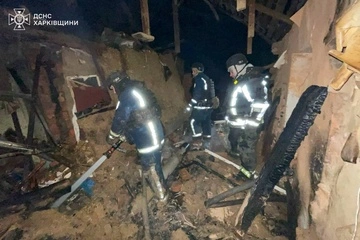 ГСЧС: РФ атаковала БпЛА частный сектор Чугуева, есть погибший и раненые