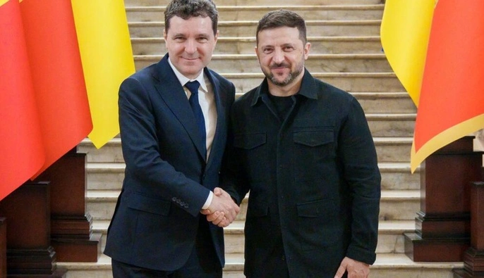 Президент Зеленский прибыл с визитом в Румынию