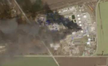 Атаки по нафтобазі в Тихорецьку Краснодарського краю в РФ: з'явились супутникові знімки 