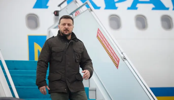 Зеленский прибыл в Париж для встречи с Макроном – пресс-секретарь