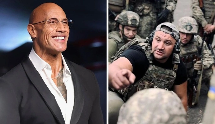 "Ты родился, чтобы вести за собой": Дуэйн Джонсон поддержал украинского командира с позывным "Скала"