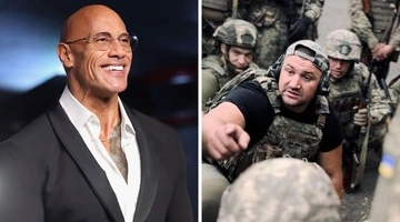 "Ты родился, чтобы вести за собой": Дуэйн Джонсон поддержал украинского командира с позывным "Скала"