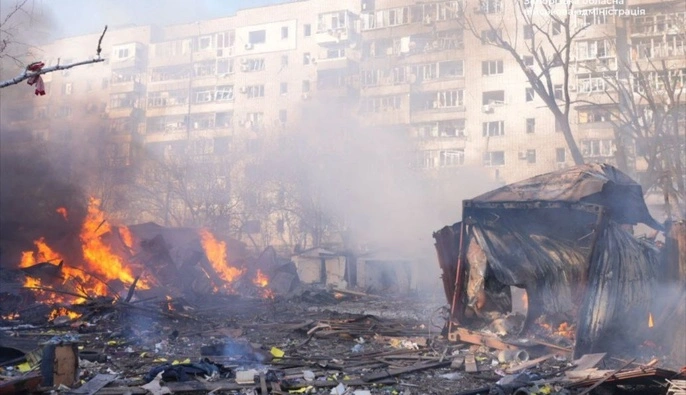 Внаслідок російської атаки на Запоріжжя загинула людина, ще семеро — постраждали