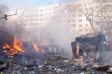 В результате российской атаки на Запорожье погиб человек, еще семеро — пострадали