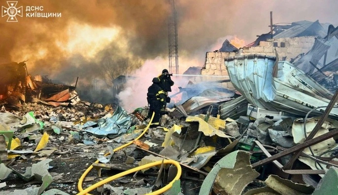 Из-за ночного удара РФ по Киевщине погибли пять человек — ОВА