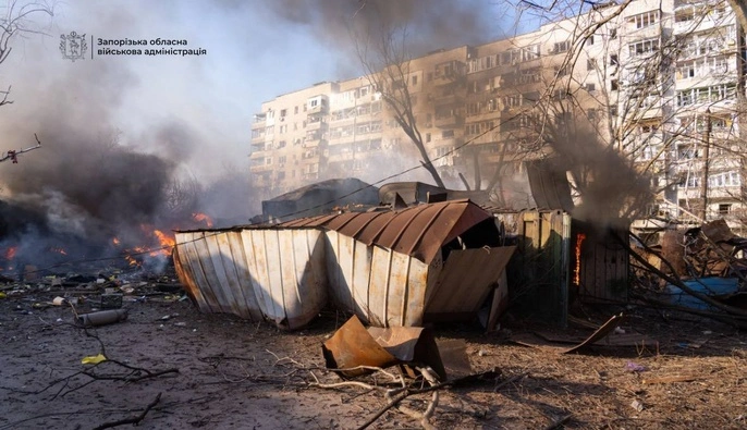 Оккупанты нанесли 735 ударов по 43 населенным пунктам Запорожской области