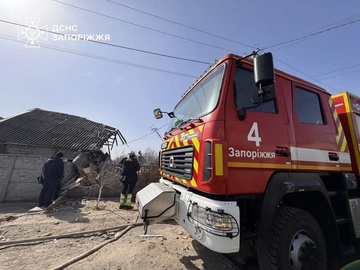 ГСЧС: В результате обстрела РФ Запорожья погибла женщина, три человека травмированы
