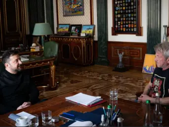 Зеленський провів зустріч з актором Шоном Пенном, який прибув в Україну