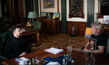 Зеленский провел встречу с актером Шоном Пеном, прибывшим в Украину