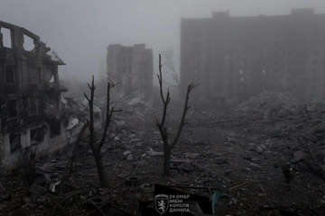 От некоторых домов остались только фундаменты: военные показали, как выглядит Константиновка Донецкой области.