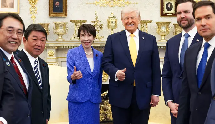 Трамп пожартував про напад на Перл-Харбор під час зустрічі з прем'єркою Японії