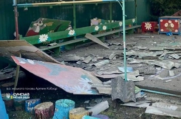 Россияне нанесли удар по территории детсада на Сумщине