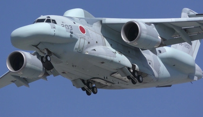 Япония опробовала новый самолет радиоэлектронной борьбы Kawasaki EC-2