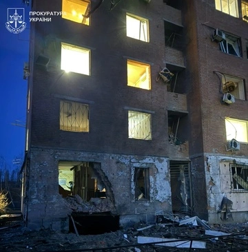 Атака на Полтаву: дев'ять поранених, у реанімації перебувають двоє людей, серед них дитина 