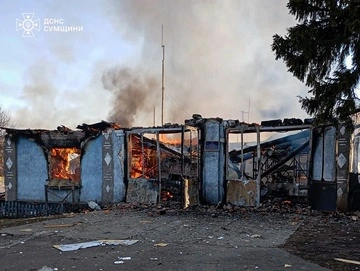 В Сумской области оккупанты нанесли двойной удар по пожарной части