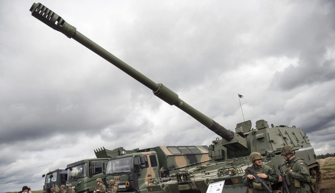 Новая гаубица 8x8 от Южной Кореи имеет дальность стрельбы более 40 км.