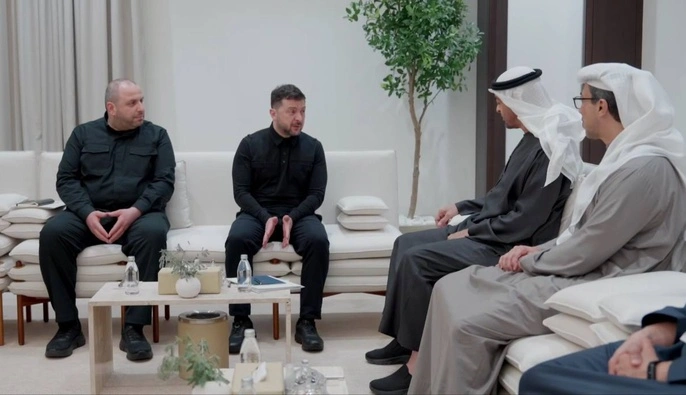 Президент України зустрівся з лідером ОАЕ для обговорення безпекового співробітництва