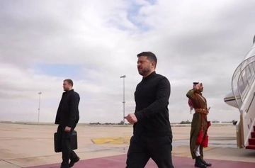 Зеленський прибув з офіційним візитом до Йорданії