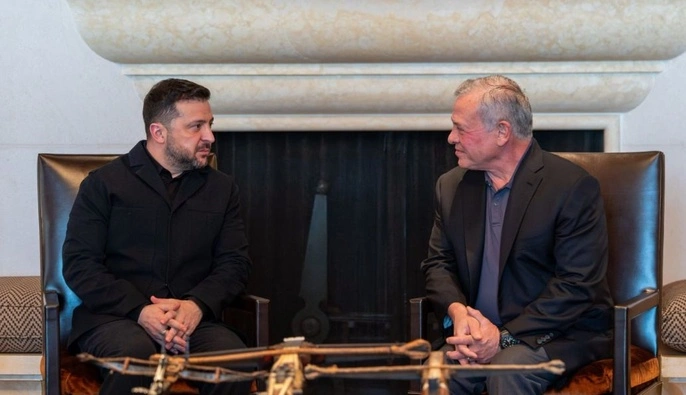 Зеленский встретился с королем Иордании: обсудили возможное партнерство в сфере безопасности