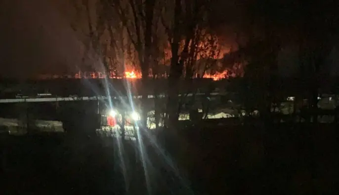 В оккупированном Алчевске были поражены металлургический комбинат и подстанция