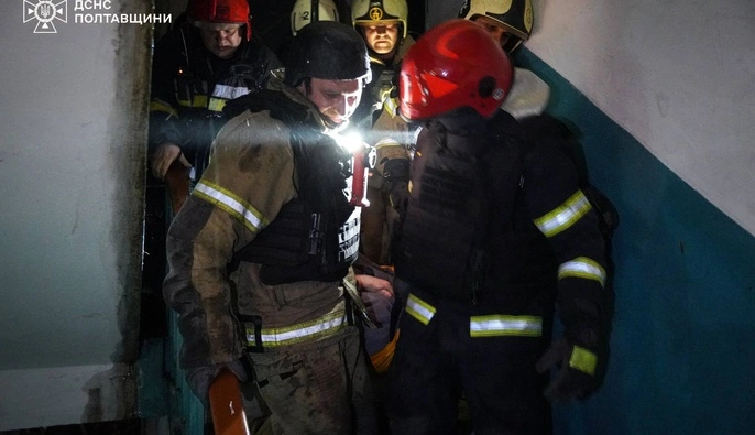 Нападение РФ на Полтаву: поврежден жилой дом, четверо раненых