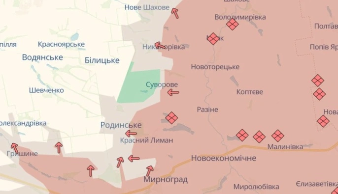 Силы обороны зачистили участки в районе двух населенных пунктов в Донецкой области — DeepState