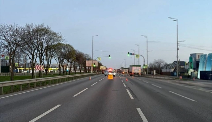 В столице на Окружной произошло ДТП