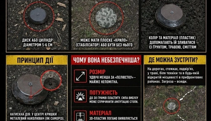 Российские войска применяют мины 