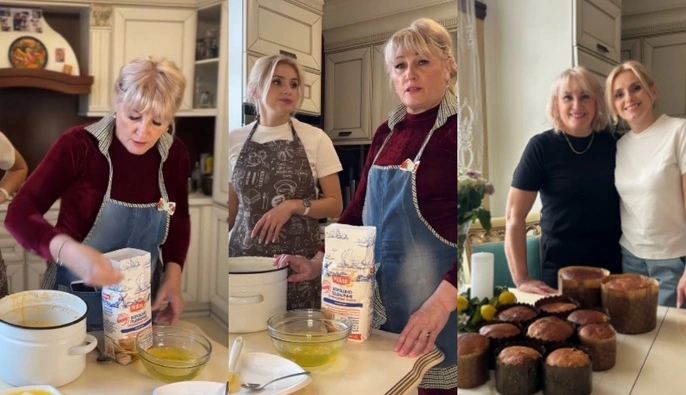 "Вы печете или покупаете?": Ирина Федишин с мамой напекли пасочек и показали фото