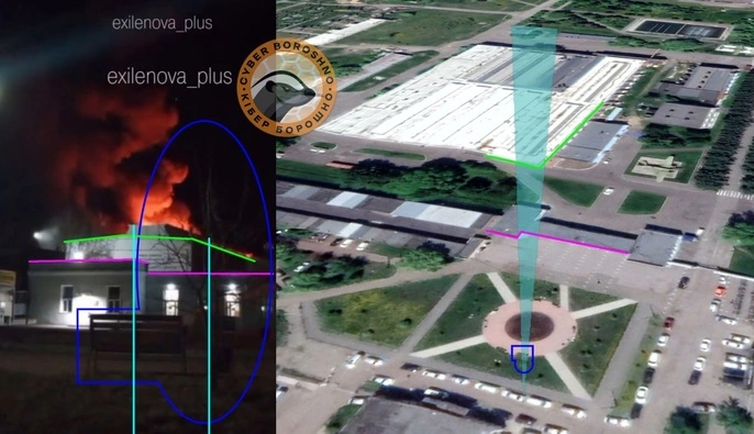 У РФ палає цех на авіаційному заводі