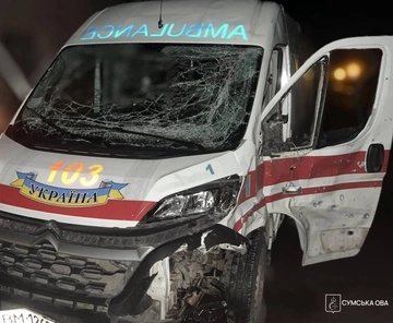 Росіяни атакували медиків на Сумщині 