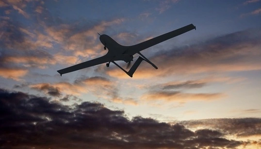 Воздушные силы зафиксировали запуск БПЛА РФ во время 