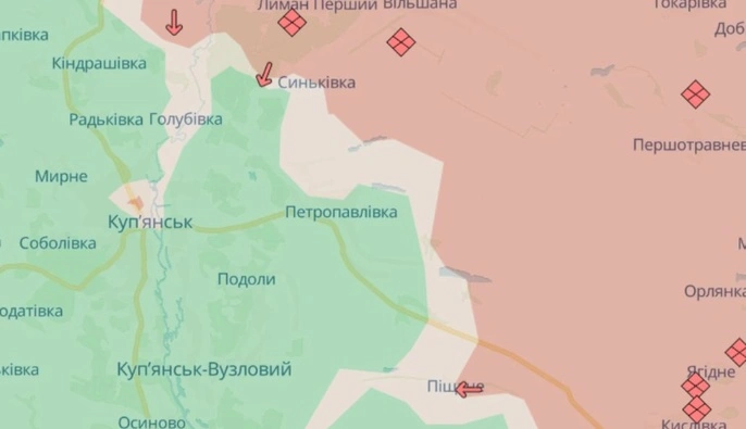 Окупанти просунулись на Харківщині та Донеччині — DeepState