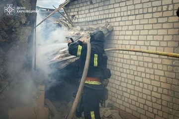 ДСНС: РФ завдала удару по Великому Бурлуку на Харківщині, є загибла та постраждалі 