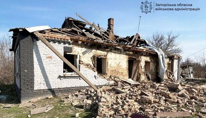 Росіяни нанесли 875 ударів по 45 населених пунктах Запорізької області, двоє травмованих 