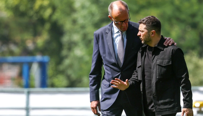 Зеленський зустрінеться з канцлером Німеччини Мерцом у Берліні 14 квітня