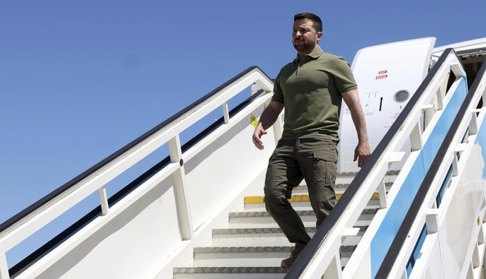 Зеленский прибыл в Берлин для встречи с канцлером Мерцем