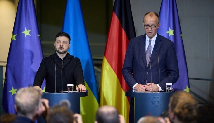 Зеленский: Украина предлагает Германии вместе производить системы ПВО против ракет и дронов