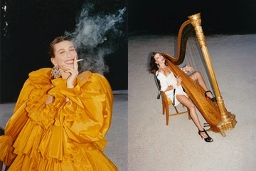 Винтаж, блеск и провокация: Хейли Бибер наделала смелых фото для глянца