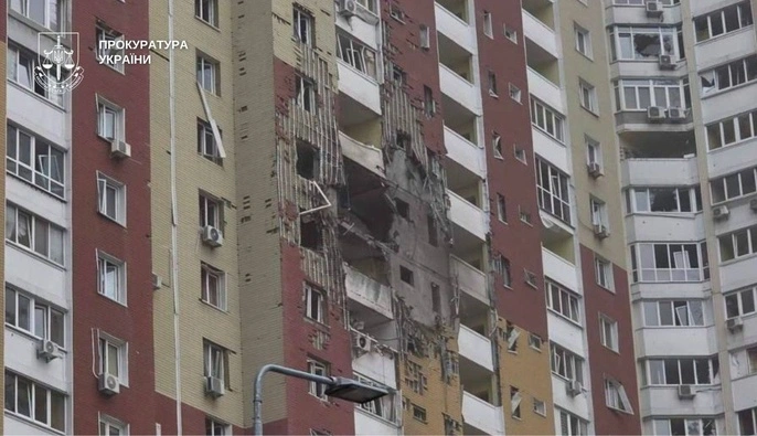 Масована атака на Київ: серед постраждалих - працівники поліції, медики та іноземці, - прокуратура 