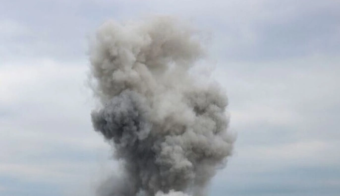 РФ ударила дроном по Мерефе: погибла женщина, еще шесть человек ранены