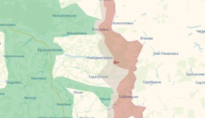 Враг продвинулся вблизи двух населенных пунктов в Сумской области — DeepState