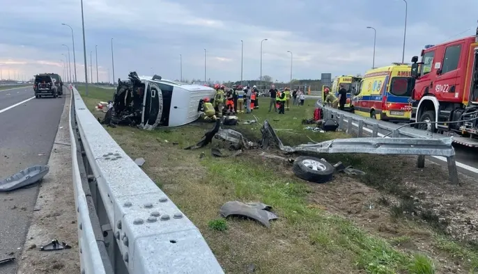В Польше перевернулся автобус с украинцами – есть пострадавшие